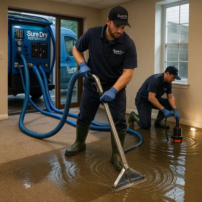 Water Extraction and Removal process in West Hills, CA